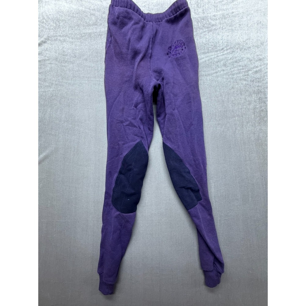 Millers Schooling Sweats Equstrian Women Pants Polyester Purple Knee Paded SM